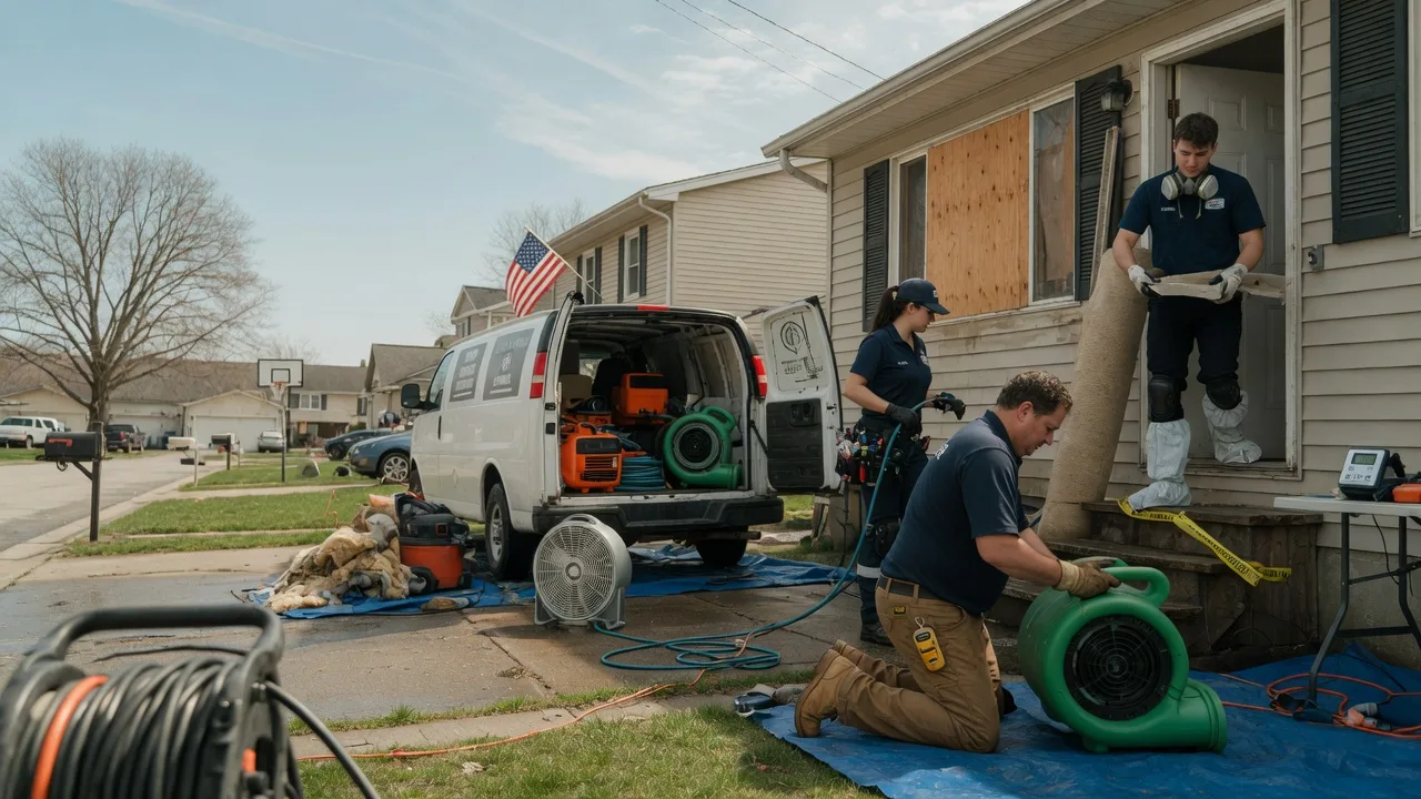 Water Damage Restoration in Sadler, TX near me